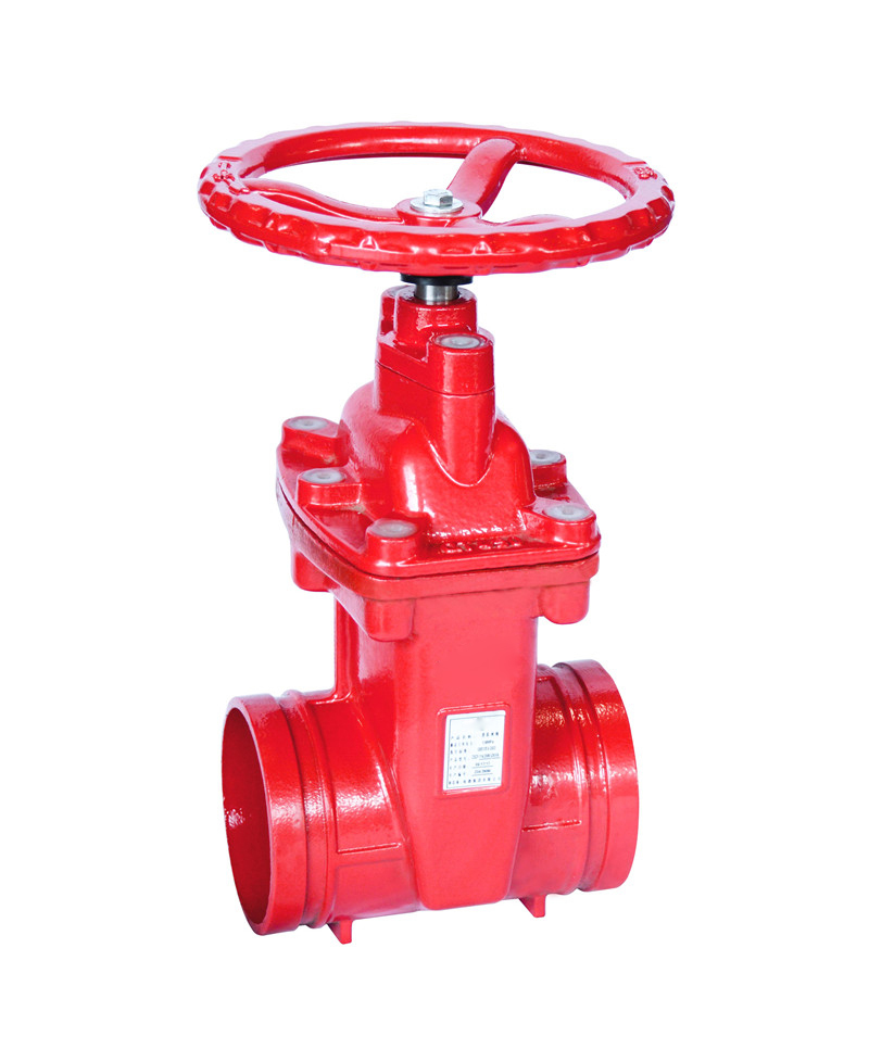 S型沟槽式软密封暗杆闸阀，FIG#Z85XS